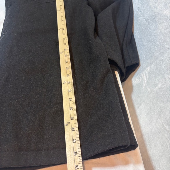 Tommy Hilfiger Men's Wool Blend Classic 2 Button Overcoat Jacket Black Sz 2XL - Picture 8 of 10